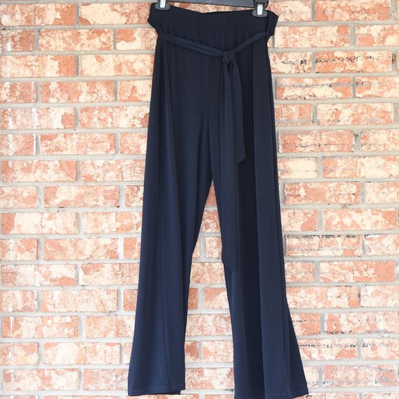 Magaschoni Pants - Magaschoni Black Palazzo Pants NWT